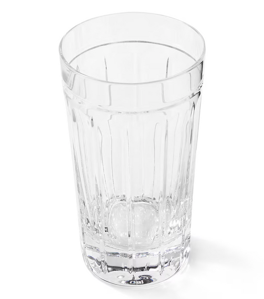 Set of two Ralph Lauren Home crystal glasses, from the Coraline Highball collection
