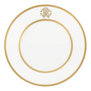 Zestaw sześciu talerzy do zupy Roberto Cavalli Home, z kolekcji Silk (Gold)