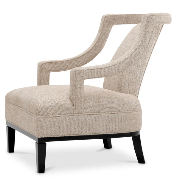 Barrier Right armchair by Mark Eichholtz