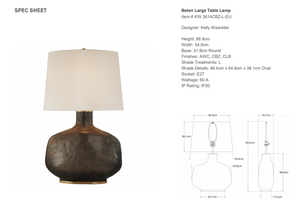 Kelly Wearstler Beton Large Table Lamp