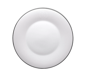 Roberto Cavalli Home dinner plate, from the Lizzard (Platin) collection