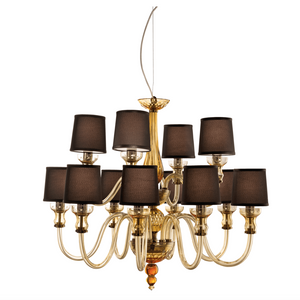 Quarzo chandelier 725/8+4 by Italamp