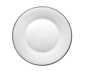 Set of six Roberto Cavalli Home soup plates from the Lizzard Platin collection