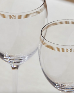 Armani Casa champagne glass, from the Dvorak collection