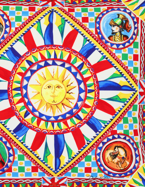 Poduszka płócienna Dolce&Gabbana, Carretto Siciliano