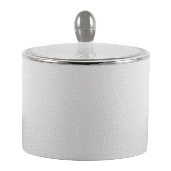Roberto Cavalli Home sugar bowl, from the Lizzard (Platin) collection