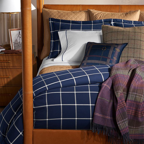 Ralph Lauren Home pillowcase, from the Cromwell (Camel) collection