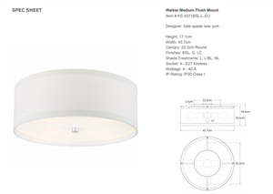 Kate Spade New York Walker Plafond Medium