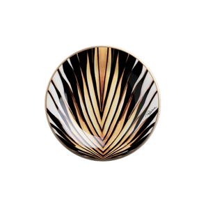 Zestaw sześciu talerzy do chleba i masła Roberto Cavalli Home, z kolekcji Ray of Gold