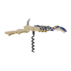 Roberto Cavalli Home Snake Light Blue wine corkscrew 