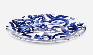 Dolce&Gabbana porcelain serving plate, Blu Mediterraneo