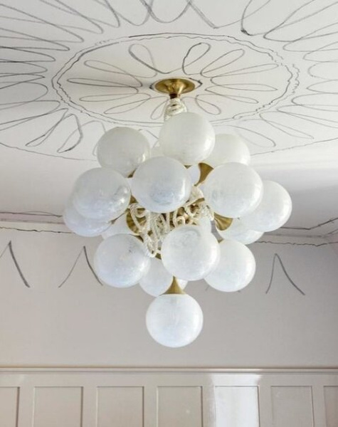 Aerin Cristol Large chandelier by Visual Comfort