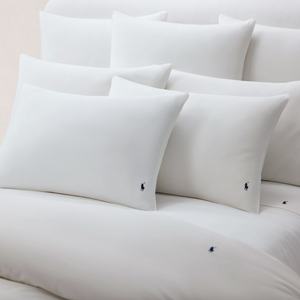 Set of two Ralph Lauren Home pillowcases, from the Player (White) collection