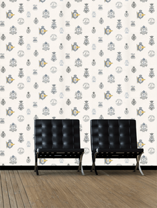 Rowthorne Crest Ralph Lauren Home Wallpaper. from the Signature Papers III collection