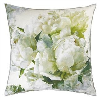Designers Guild Peonia Chartreuse decorative pillow 