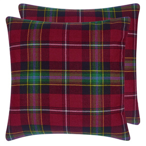 Poduszka dekoracyjna Ralph Lauren Dunmore Plaid Currant