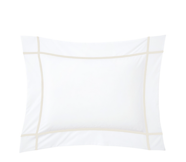  Yves Delorme cushion cover, from the Athena (Nacre) collection