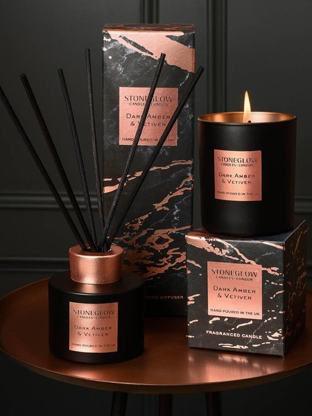 Świeca zapachowa Luna-Dark Amber & Vetiver