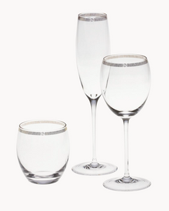 Armani Casa water glass, from the Dvorak collection