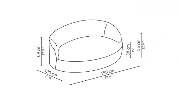 Francesca sofa by Casamilano