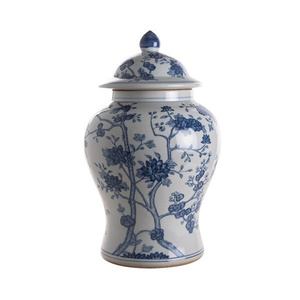 Flower Blue White Vase