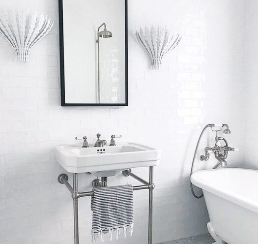 Aerin Hampton wall lamp by Visual Comfort