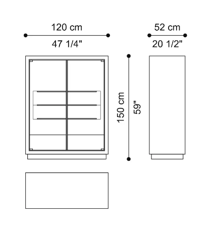 Regał Gianfranco Ferré Home New Orleans