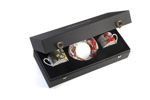 Set of two Polynesia/Hawaii tea cups by Roberto Cavalli Home, from the Flowers collection