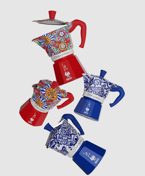 Large Bialetti Dolce&Gabbana coffee machine from the MoMA collection
