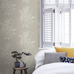 Tapeta Fleur Moderne-Bronze Ralph Lauren Home, z kolekcji Penthouse