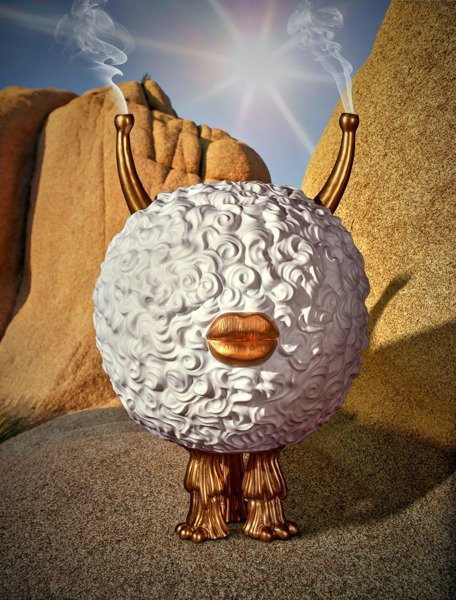 Figurka do palenia kadzidełek Haas Monster marki L'Objet, z kolekcji Haas Brothers