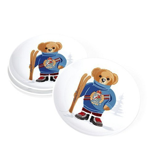 Haven Ski Bear Ralph Lauren Home dessert plate, from the Polo Bear collection