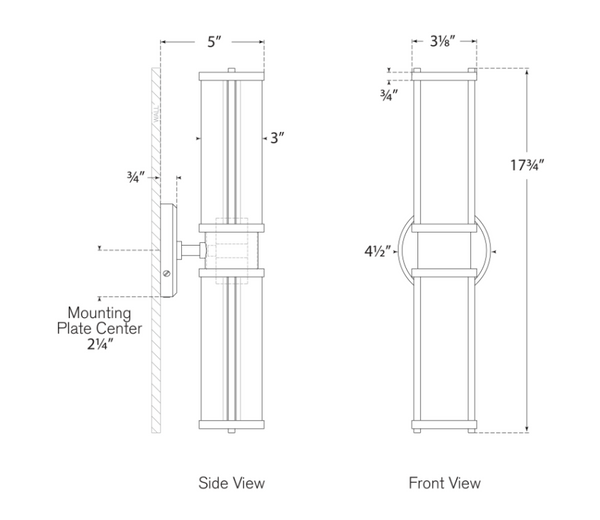 Kinkiet Langham Small marki Ralph Lauren Home