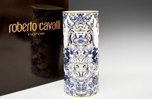 Duży wazon Roberto Cavalli Home, z kolekcji Azulejos
