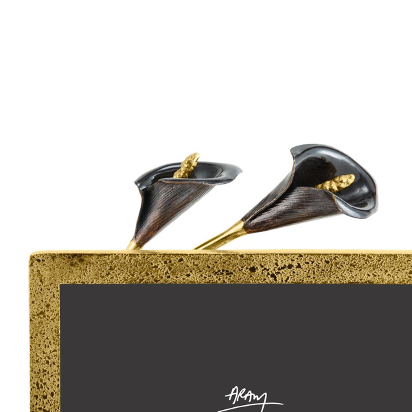 Michael Aram photo frame, from the Calla Lily Midnight collection