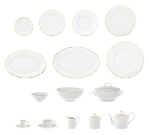 Set of six Gianfranco Ferré Home Profile Gold cups