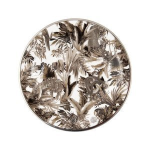 Zestaw sześciu talerzy deserowych Roberto Cavalli Home, z kolekcji Tropical Jungle (Black)