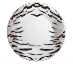 Zestaw sześciu talerzy obiadowych marki Roberto Cavalli Home z kolekcji Tiger