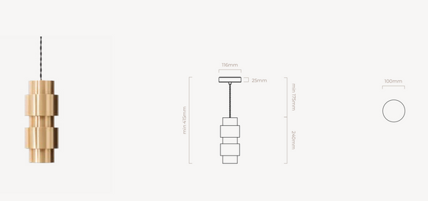 Lampa wisząca Ring marki CTO Lighting