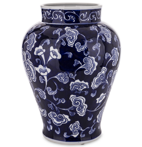 Blue Cloud ceramic vase