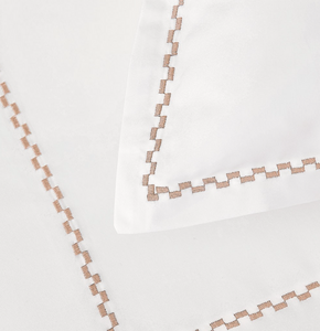 Yves Delorme cushion cover, from the Alienor (Malt) collection