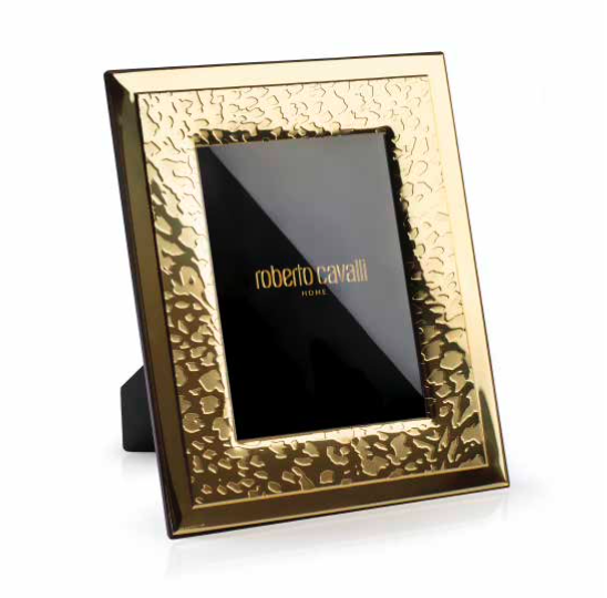 Roberto Cavalli Home Leopard Photo Frame (Gold)