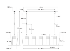Lampa wisząca Presidio Large projektu Ian K.Fowler marki Visual Comfort