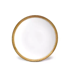 L'Objet soup plate, from the Corde (Gold) collection