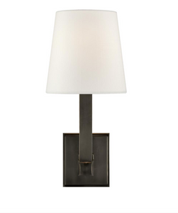 Square Tube Single wall lamp by Chapman & Myers