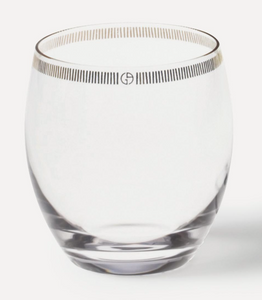 Armani Casa water glass, from the Dvorak collection
