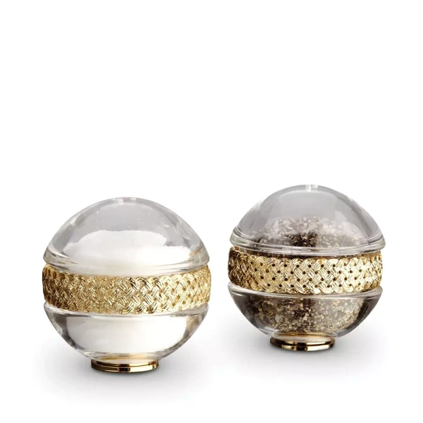 L'Objet salt and pepper shakers, from the Braid collection