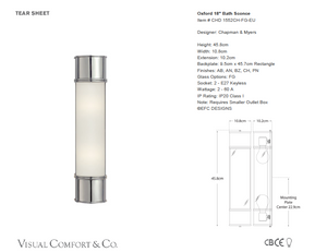 Sconce E.F Chapman Oxford 18"