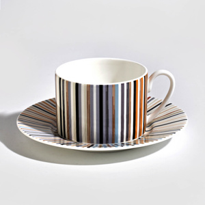 Zestaw dwóch filiżanek do herbaty Missoni Home, z kolekcji Stripes Jenkins 148