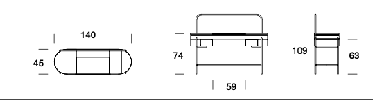 Biurko Scrittoio Brera marki Former In Italia